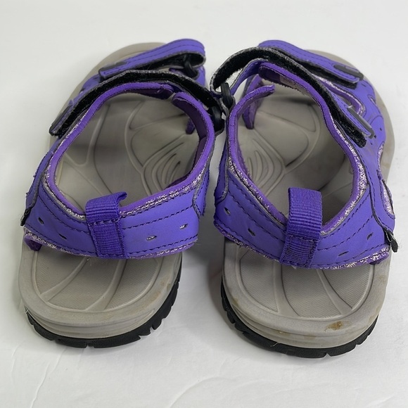 Northside youth/kids purple floral sandals child size 3 - Picture 3 of 7